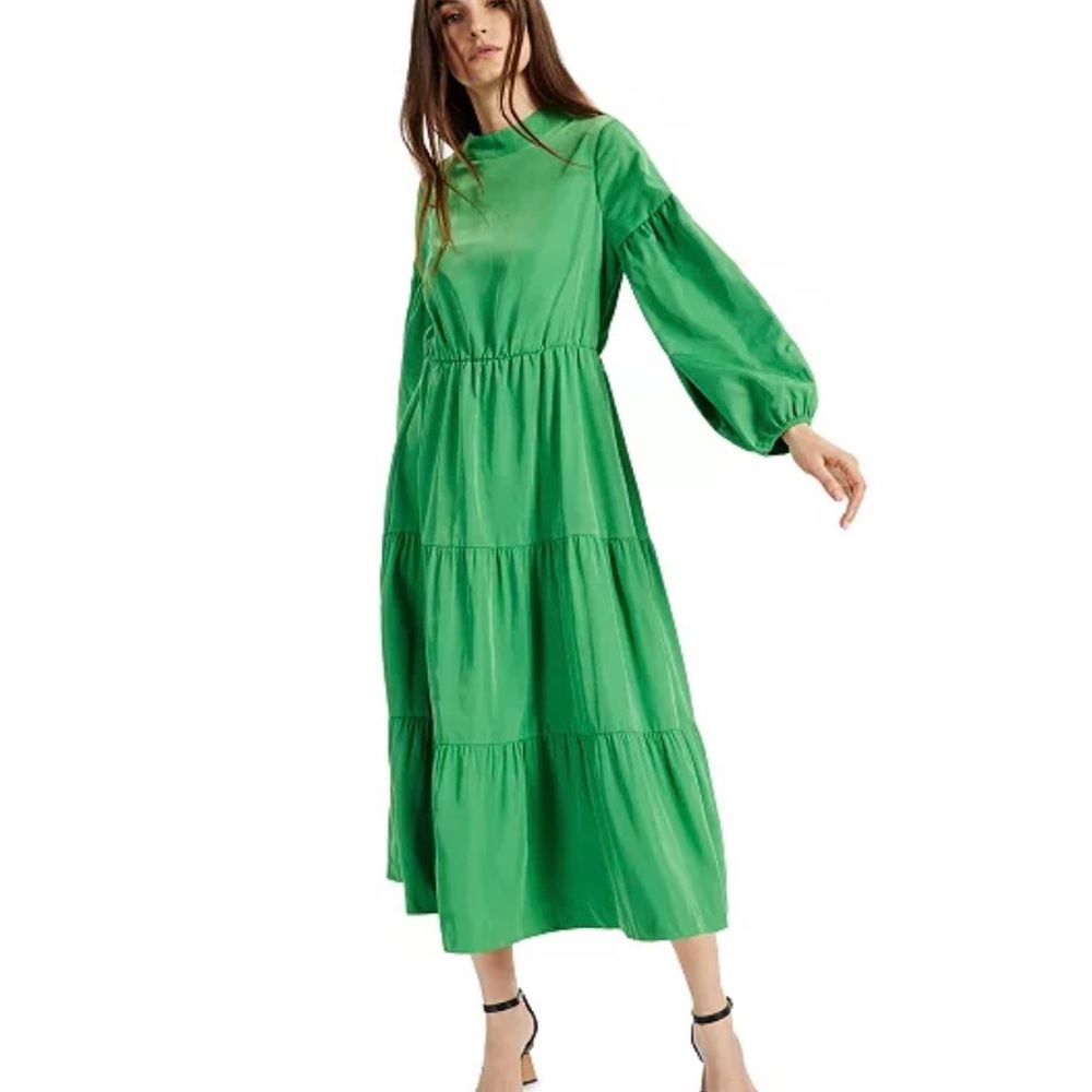 Tiered a line dress